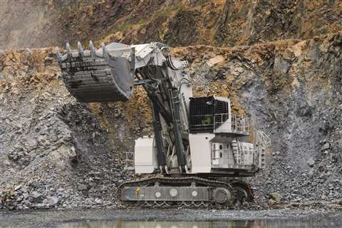 Liebherr electric driven 210 tonne excavator R9200 E