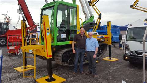 From left: Jim Warburton, operations director 2 rent; and Seamus McMenamin, managing director Mantis