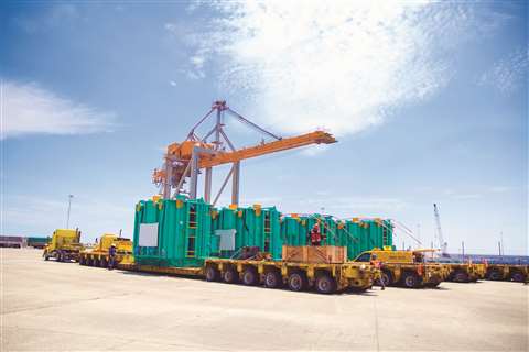 Tradelossa transformer transportation. 2014