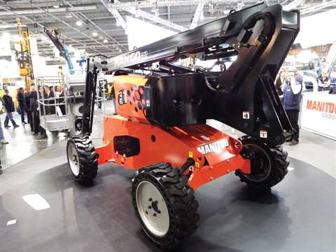 Manitou’s Man’Go 12 took centre stage its stand at Intermat