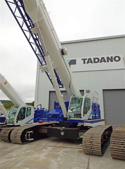 The new Tadano Mantis GTC-500 replaces the 50 US ton capacity 10010MX
