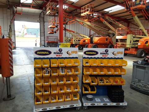 Installing the IPS parts management system at Riwal UK