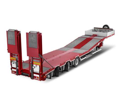 Trailer specialist Nooteboom's semi low-loader for access platforms 