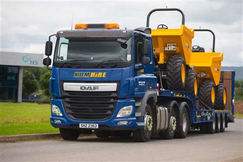 The step frame machinery carrier from Trailers (credit: John O’Neill Sperrins Photography)