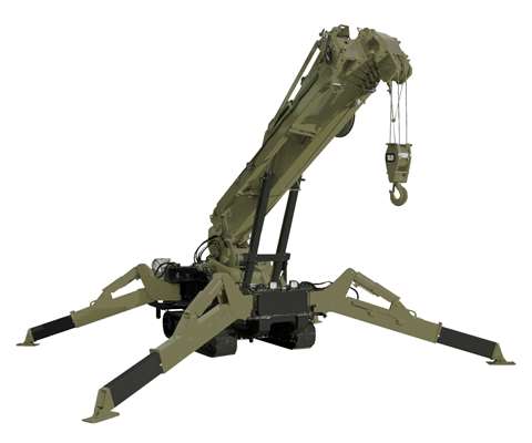 Unic URW 1006 painted olive drab