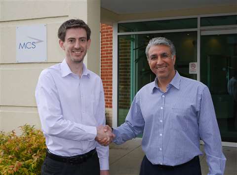 MCS managing director Guy van der Knaap (L) and Ravi Lal, principal consultant at Incon.