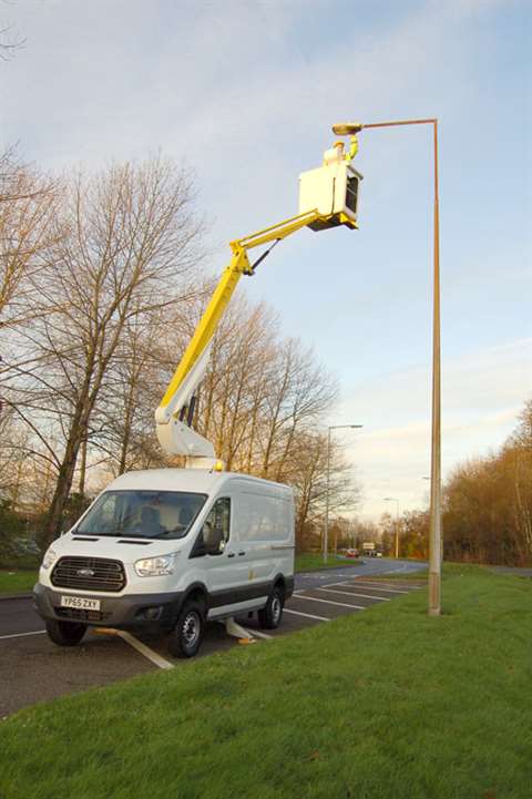 Aldercote VZ130U van mount, part of the Utility range 
