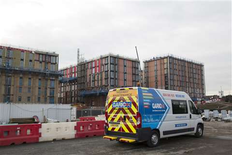 One of Garic's Site Welfare Vans