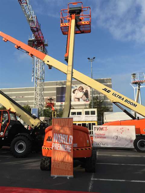 JLG 400SC crawler boom launched at Matexpo.