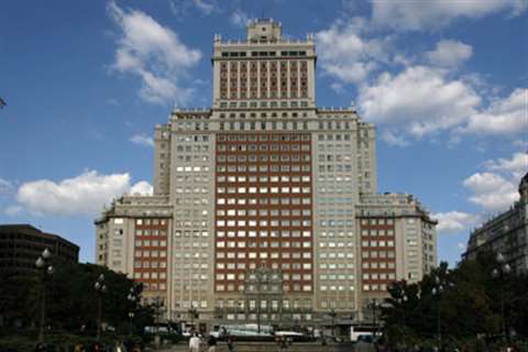 The Edificio Espana is one of Spanish capital Madrid’s major skyline features