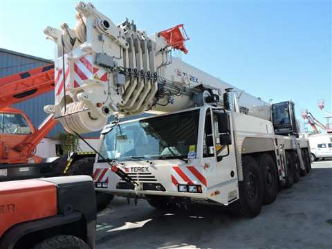 The new Terex AC 350/6 all-terrain crane joins the fleet of UAE-based mobile crane hire company John