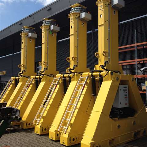 Enerpac's SBL900 hydraulic telescopic lifting system