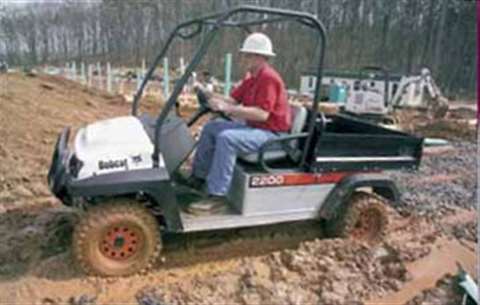The Bobcat 2200D is a dieselpowered utility vehicle that can be used for a wide range of load and ca