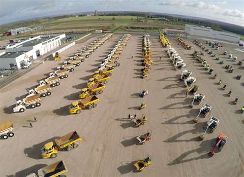 The Ritchie Bros site at St Aubin sur Gaillon, France