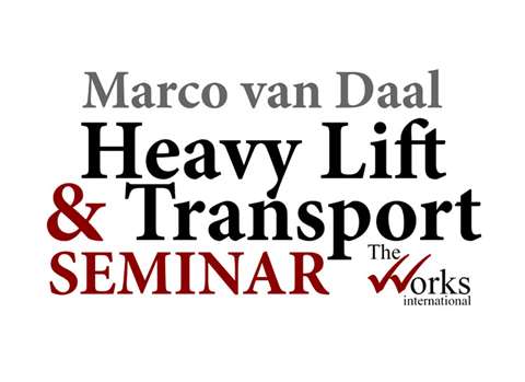 Marco van Daal's seminar will be held alongside the first Cranes and Transport Middle East conferenc