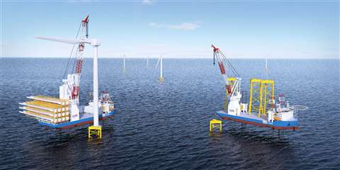 New jack-up system for wind turbine erection