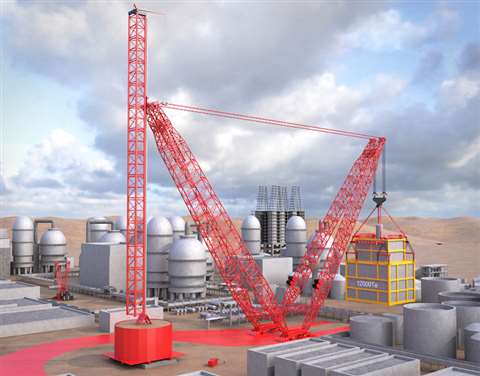 Focus is a 24,000 tonne capacity (1,500,000 tonne-metre) crane proposal from Mammoet and Stoof Engin