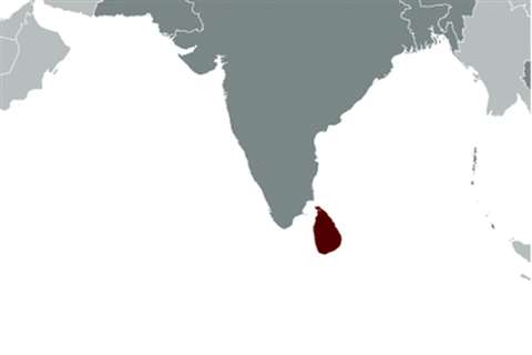 Sri Lanka map