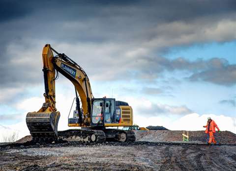 Cat 336EL hydraulic excavator at Flannery Plant Hire
