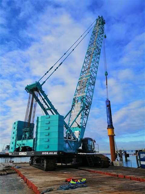 SECH starts work with its new Kobelco CKE3000G