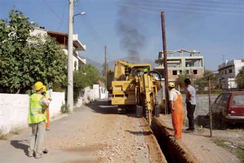Utilities contractors Atermon ATTEE and Promitheas Gas have used a Vermeer T558 trencher to install 