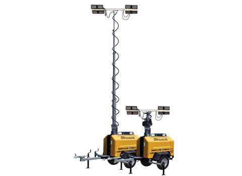 Allmand makes lighting towers, portable heaters and variable message boards.