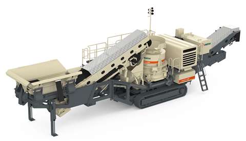 Special edition Lokotrack LT4MX cone crusher