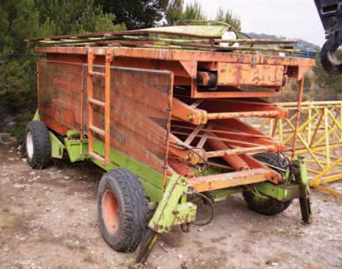 A used machine showing definite signs of its wear and tear.