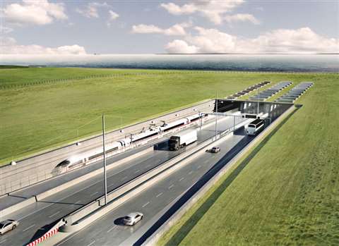 The Fehmarnbelt Fixed Link will connect Rødbyhavn in Denmark to Puttgarden in Germany.