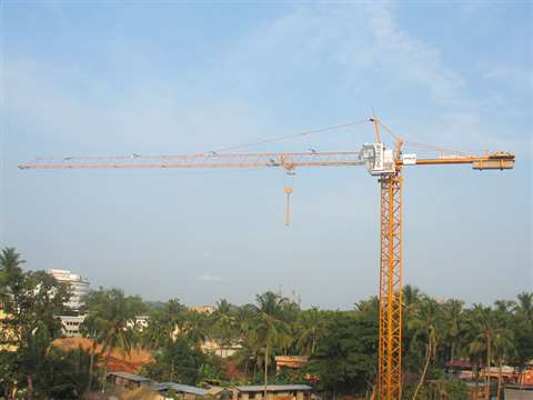 The 2.5 tonne capacity Potain MCi 48 C tower crane is the first to be brought to India 