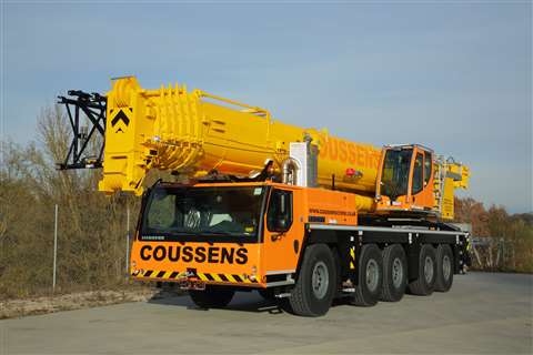 Coussens has taken delivery of the UK's first Liebherr LTM 1160-5.2