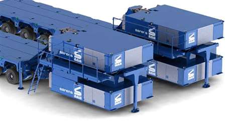 Among many other units heavy transport and lifting specialist Sarens from belgium has ordered double