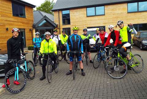 The Road to APEX team set off from KHL. 