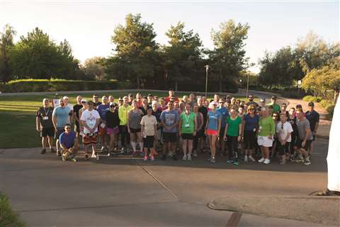 Fun runwalk group