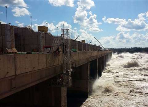 The Barin ABC 60/L at work at the Jirau hydroelectric power plant in Porto Velho, Brazil