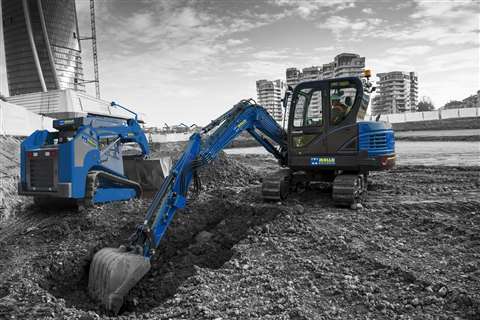 Examples of the skid steer and excavator models Mollo Noleggio will offer from its Rezzato branch in Italy