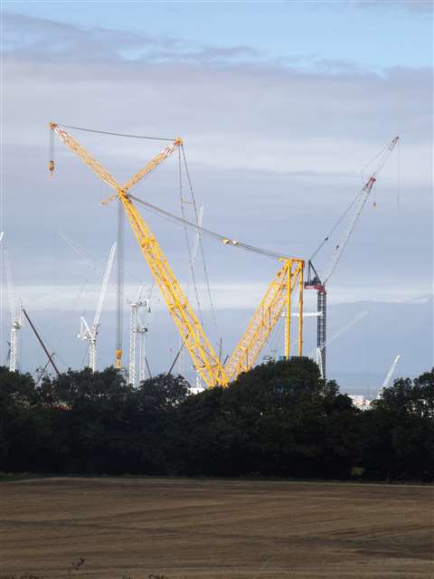 Big Carl, Sarens SGC-250 at Hinkley Point C