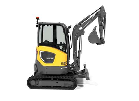 Volvo CE's electric ECR25 excavator unveiled at Bauma in Gemany