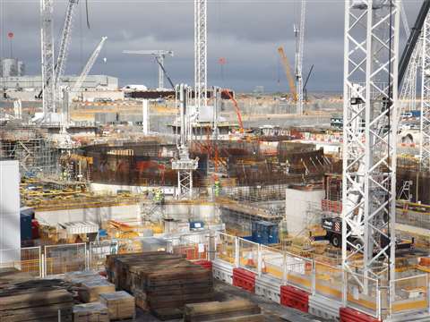 Construction of the first nuclear reactor 