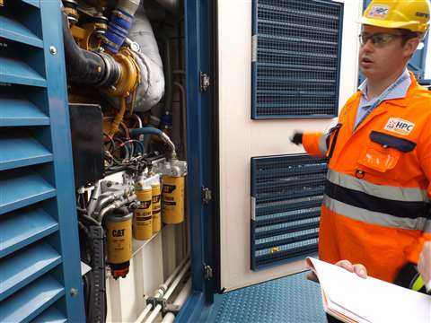 The Sarens SGC-250 is powered by six powerpacks, with each powerpack comprising two engines. The crane can operate using just one powerpack – but at a much reduced speed