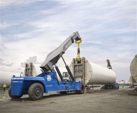NC Nielsen uses a Konecranes 4545 reach stacker as the basis for its 152 tonner