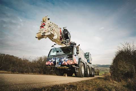 LTM 1120-4.1 has a 66 metre boom – 10 % longer than the outgoing model