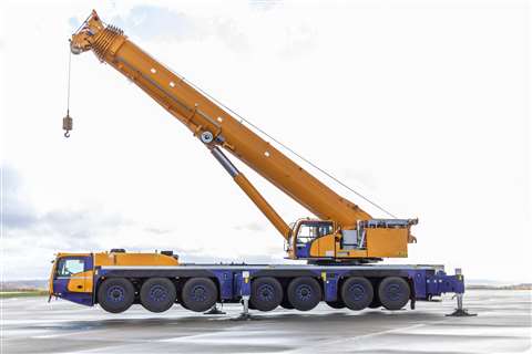 The brand new Demag AC 450-7