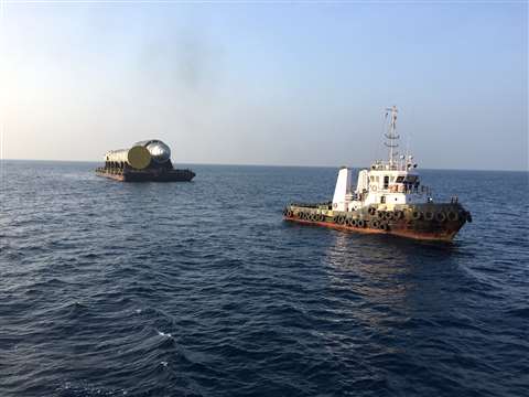 Columns leaving the Arabian Sea