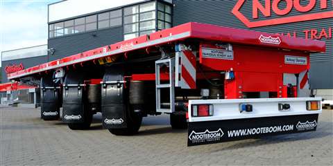 Nooteboom Teletrailer Longrunner - all axles power steered