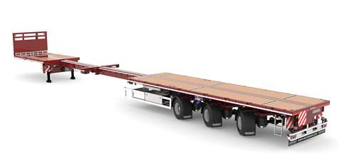 Nooteboom Teletrailer Longrunner - overview rear