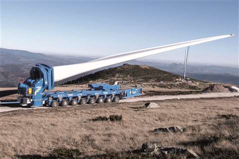 Tii Group’s new weight-optimised turbine blade transportation system
