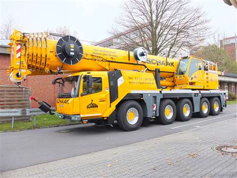 Schaak kran & transporte expands its lifting capabilities with a new grove gmk5150 l