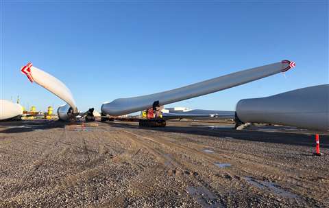 World's longest turbine blades