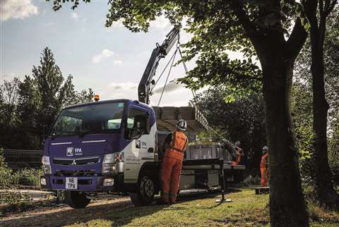 TPA's first Fuso Canter truck